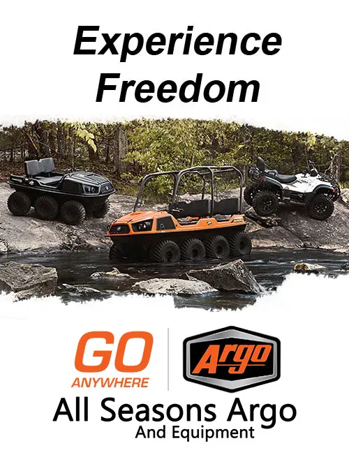 All Seasons Argo and Equipment. No Limits on Your Adventures